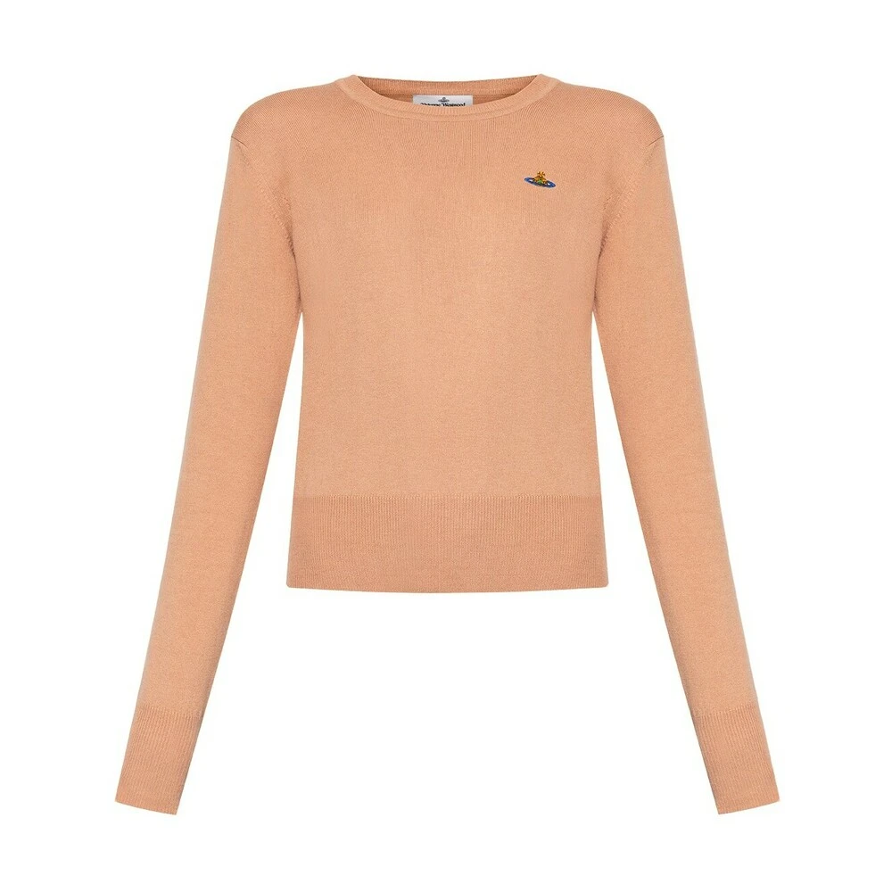 Vivienne Westwood Sweater With Logo Beige - Bilde 5