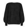 Sort Six Ames Malou Racoon Sweater Black Genser Black