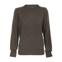 Ane Mone Enkel, Fin Rundhals Genser I Deilig Kvalitet! Brown