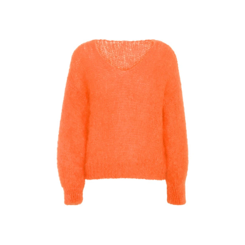 American Dreams V-neck Knitwear Orange