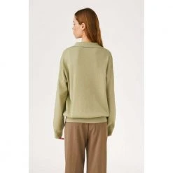 Soft Rebels Srvinny Collar Knit Green