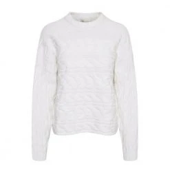 My Essential Wardrobe Round-neck Knitwear White