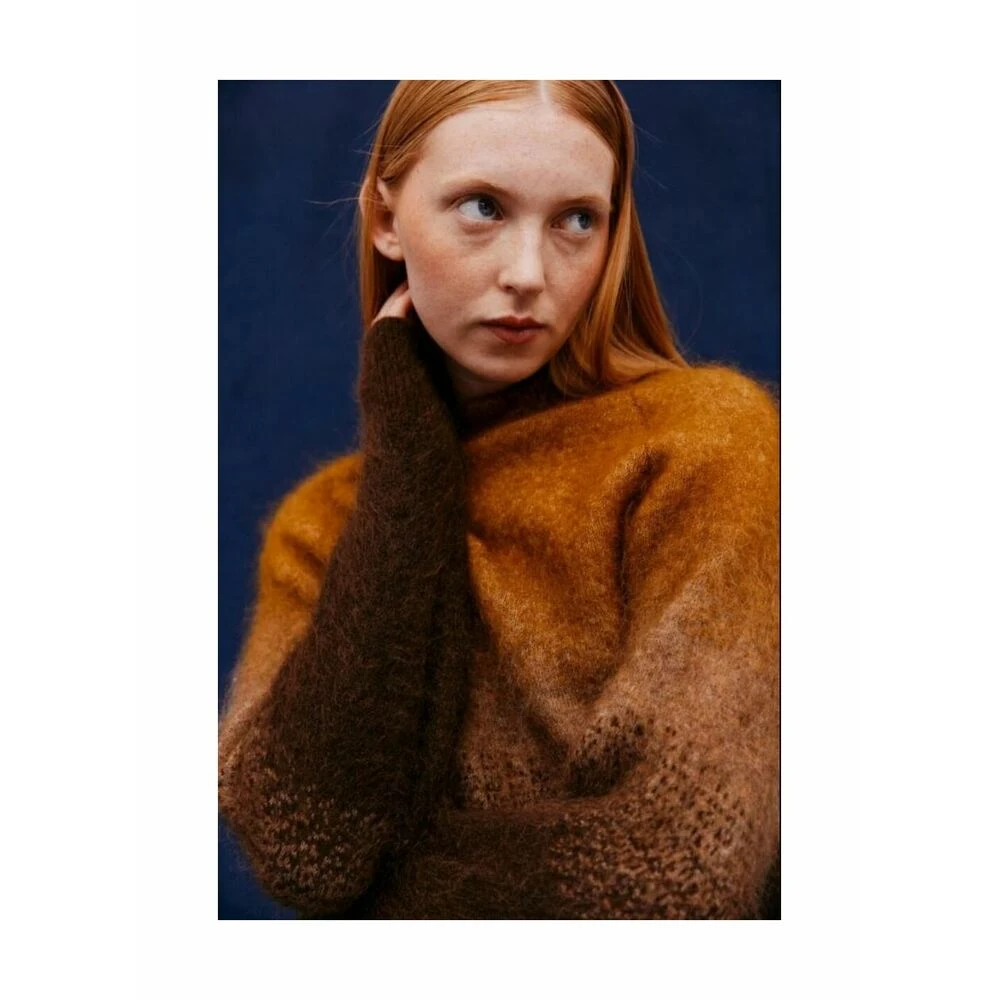 Brun Cathrine Hammel Graded Mohair Sweater Genser Brown - Bilde 2