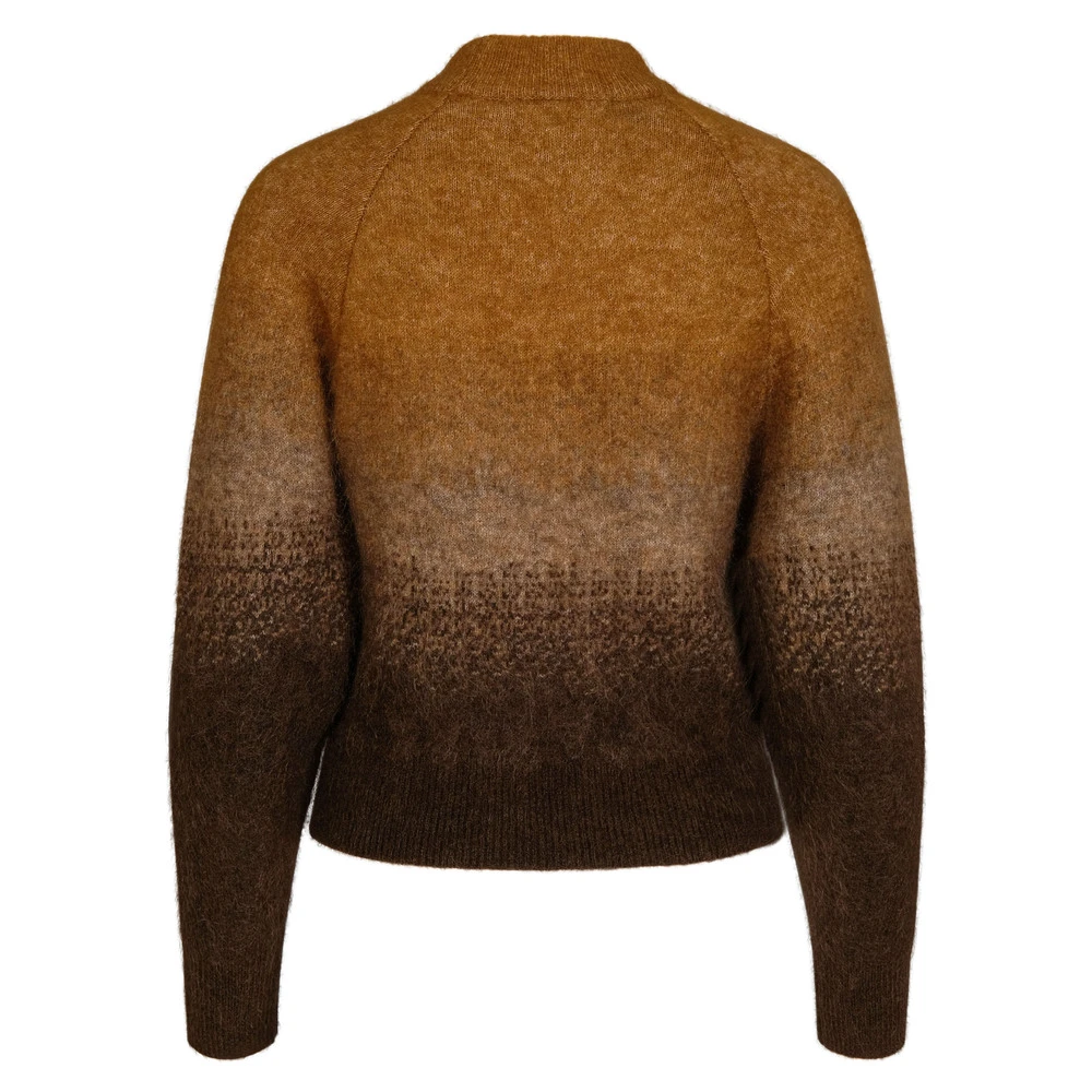 Brun Cathrine Hammel Graded Mohair Sweater Genser Brown - Bilde 3