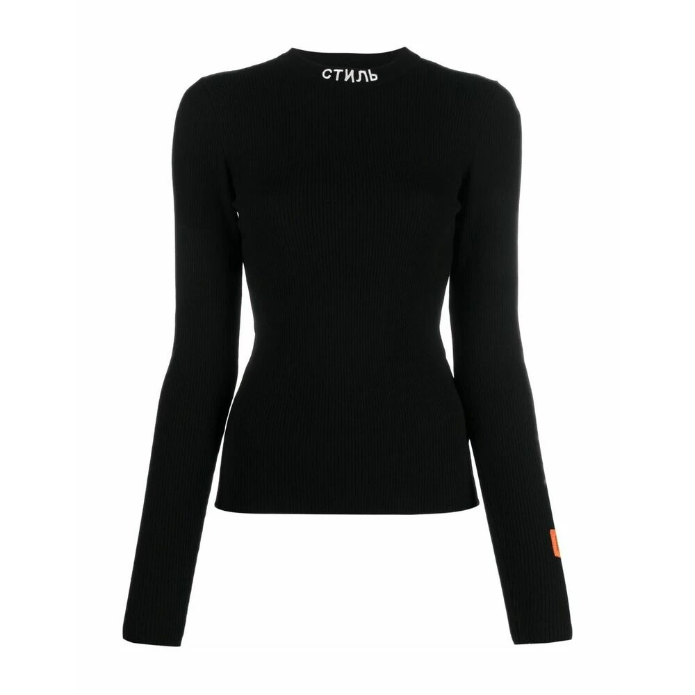 Heron Preston Round-neck Knitwear Black