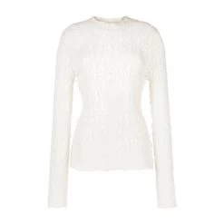 Balmain Round-neck Knitwear White