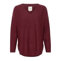 Part Two V-neck Knitwear Red