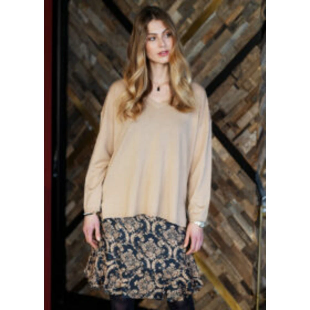 Ane Mone Myk Og God Genser I Merino Ull! Brown - Bilde 3