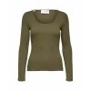 Selected Femme Lydia Knit Rib Green
