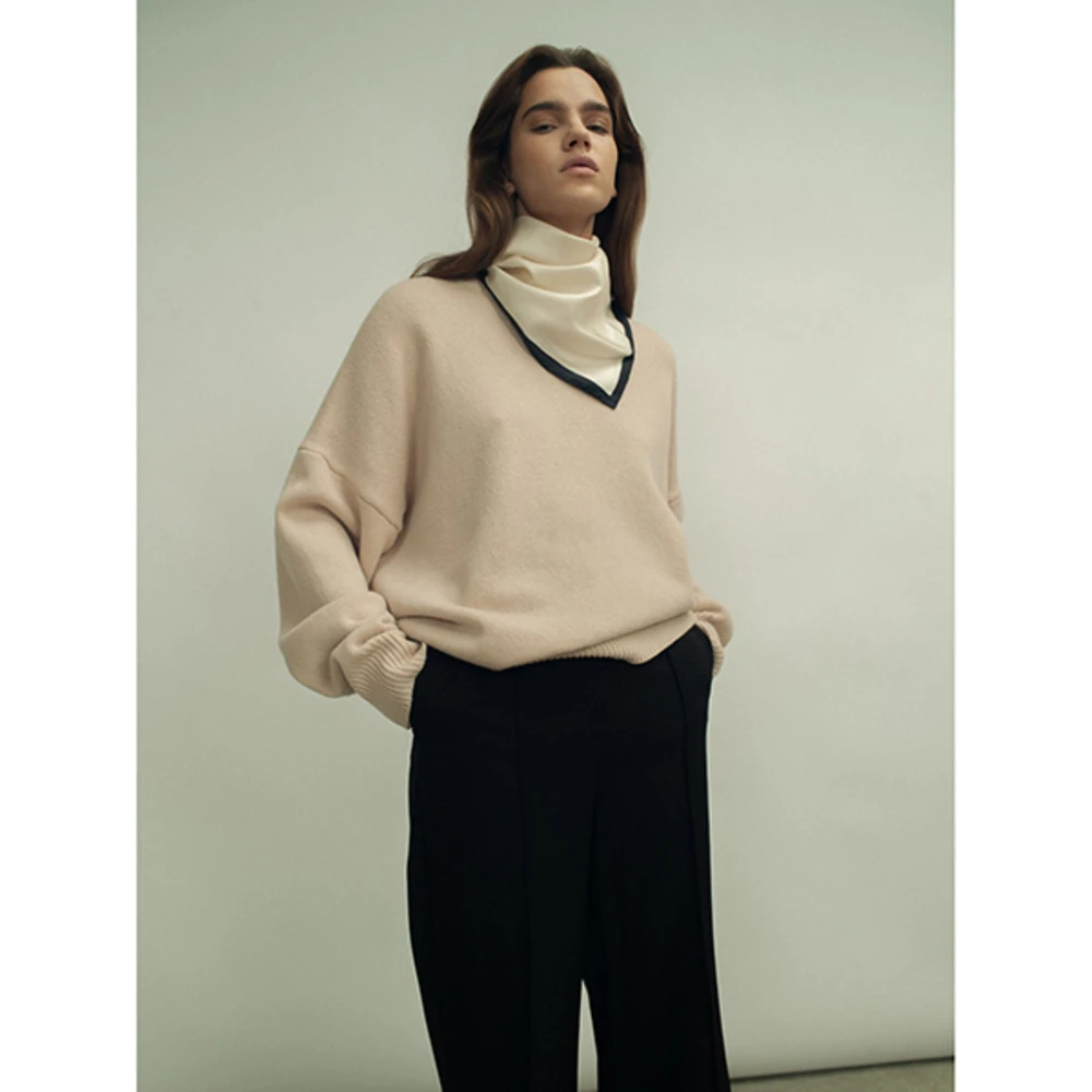 Fwss Ash Oversized Jumper Beige - Bilde 2