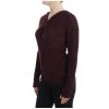 Roberto Cavalli Wool Keyhole Sweater Purple
