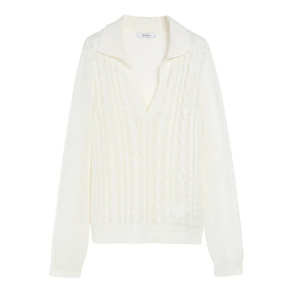 Hvit Max Mara Velo Overdeler White - Bilde 2