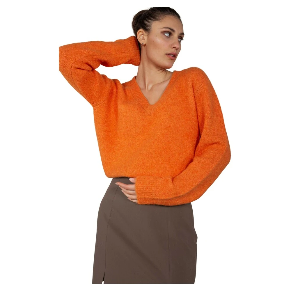Orange Flame Urban Pioneers Samantha Sweater Strikk Orange