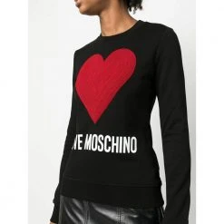 Love Moschino Round-neck Knitwear Black