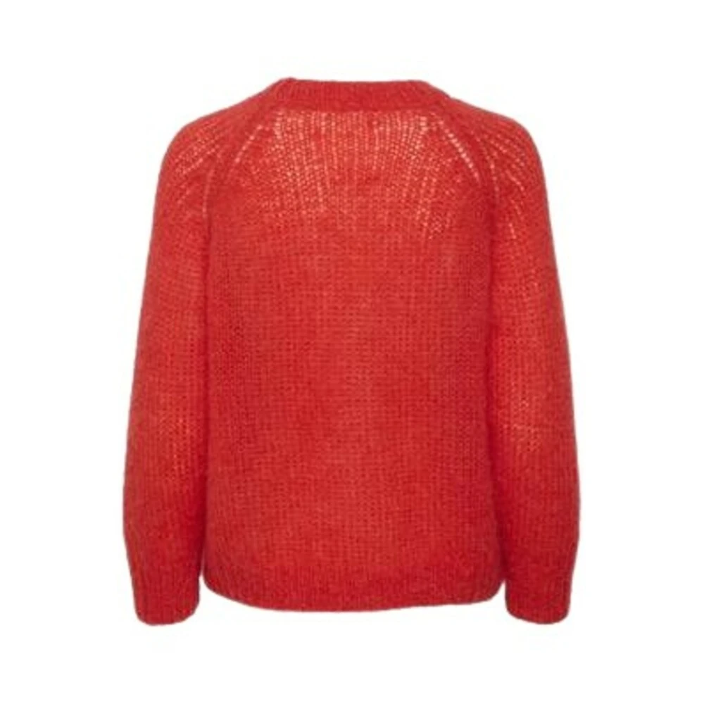 Rød Part Two Rhonapw Pullover Genser ; Cardigan Red - Bilde 2