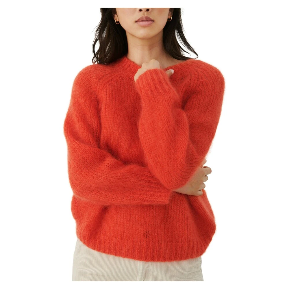 Rød Part Two Rhonapw Pullover Genser ; Cardigan Red - Bilde 3