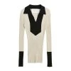 By Malene Birger Sweater Aneta Stripe Beige