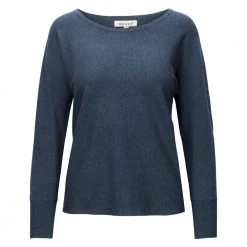 Haust Collection Strikket V-Hals Blue