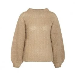 Beige Melange Arnie Says Finley Genser Beige