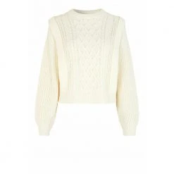 Just Female Mighty Knit Sweater Beige
