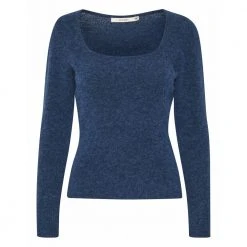 Gestuz Round-neck Knitwear Blue
