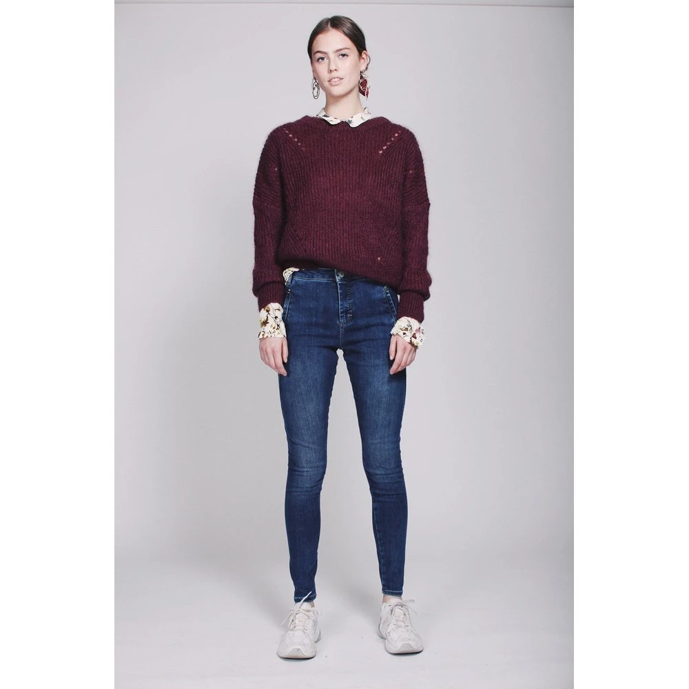 Ella&il Beatrice Chunky Knit Red