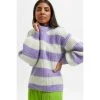 Selected Femme Scarlett Ls Knit O-Neck Gensere Purple