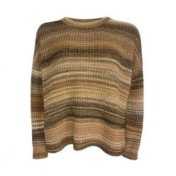 2-Biz Tallin Strikket Genser Brown