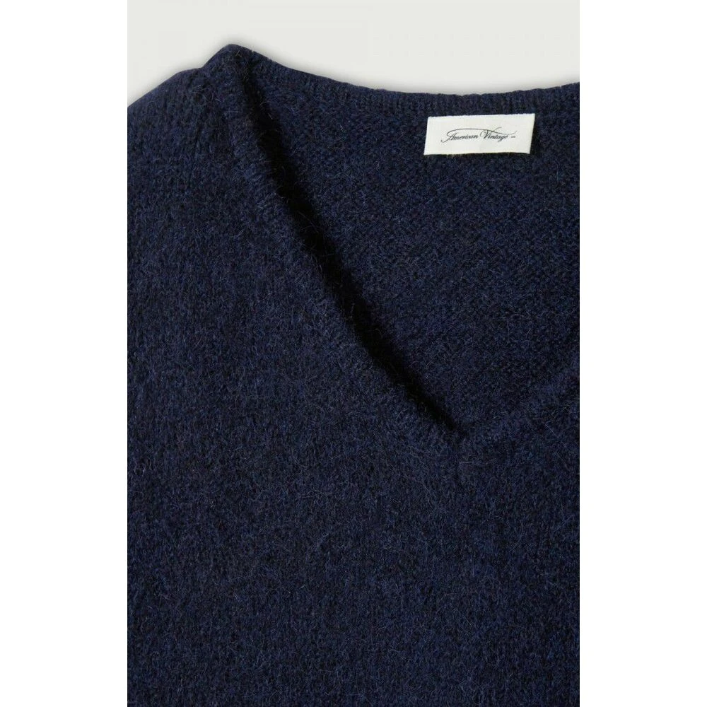 Navy American Vintage East Jumper Klær Blue