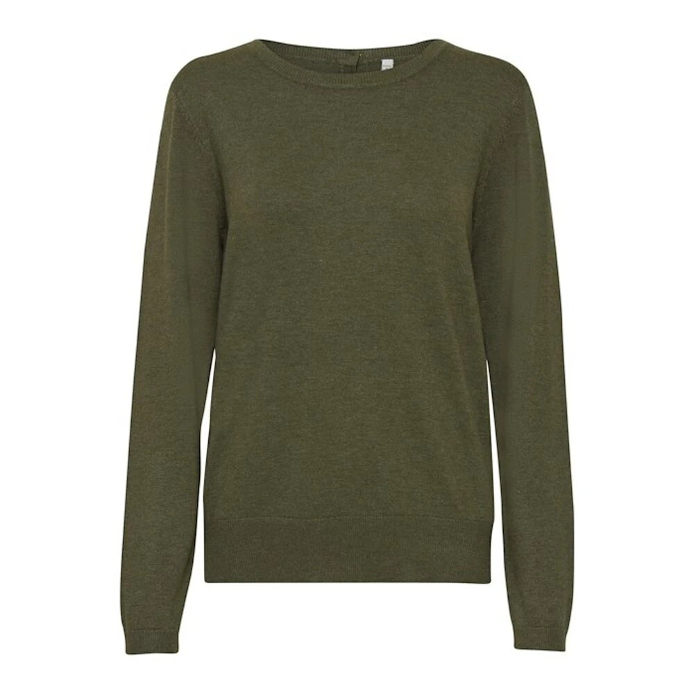 PULZ Jeans Pulz Sara Pullover Green - Bilde 3
