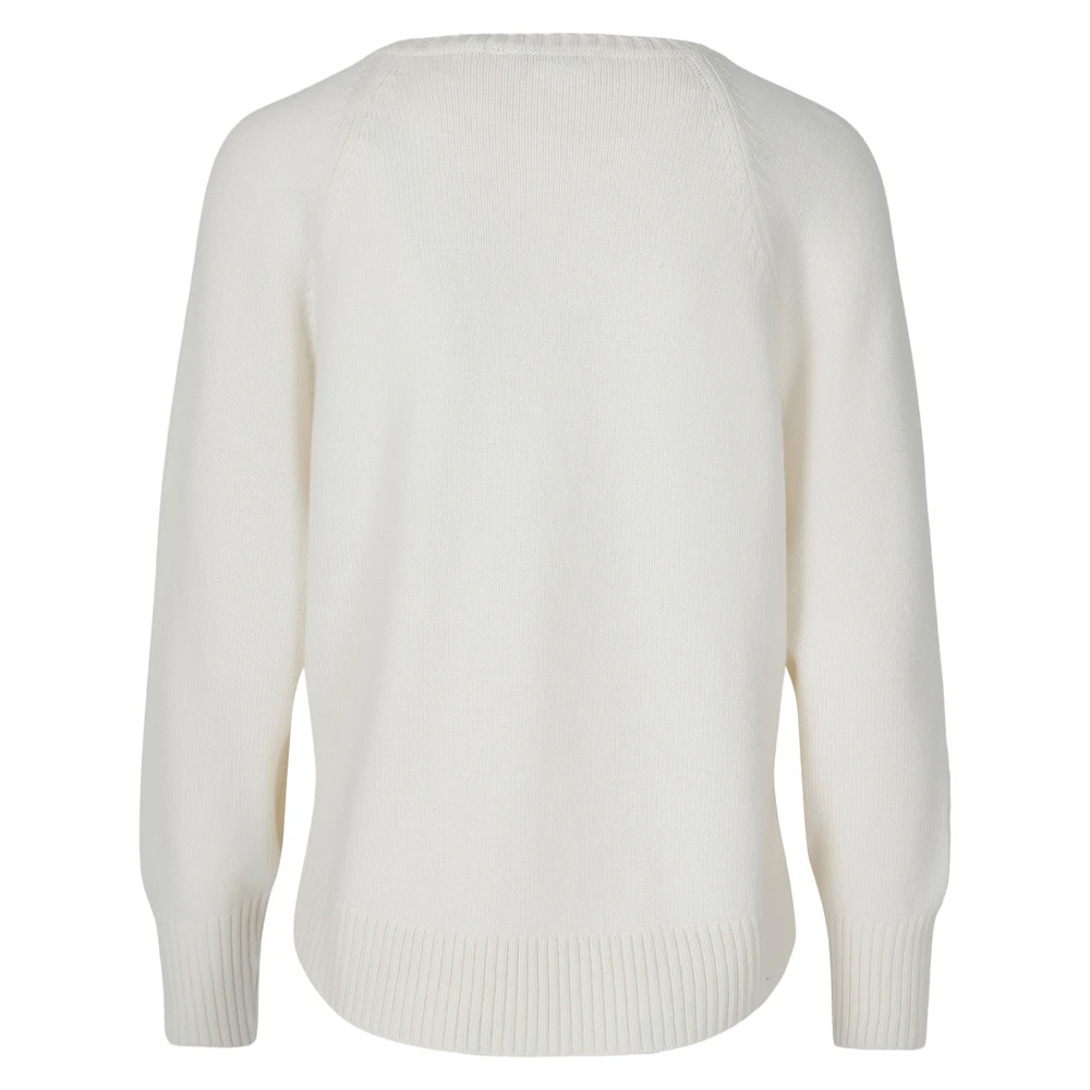 Gran Sasso Girocollo Overdeler White