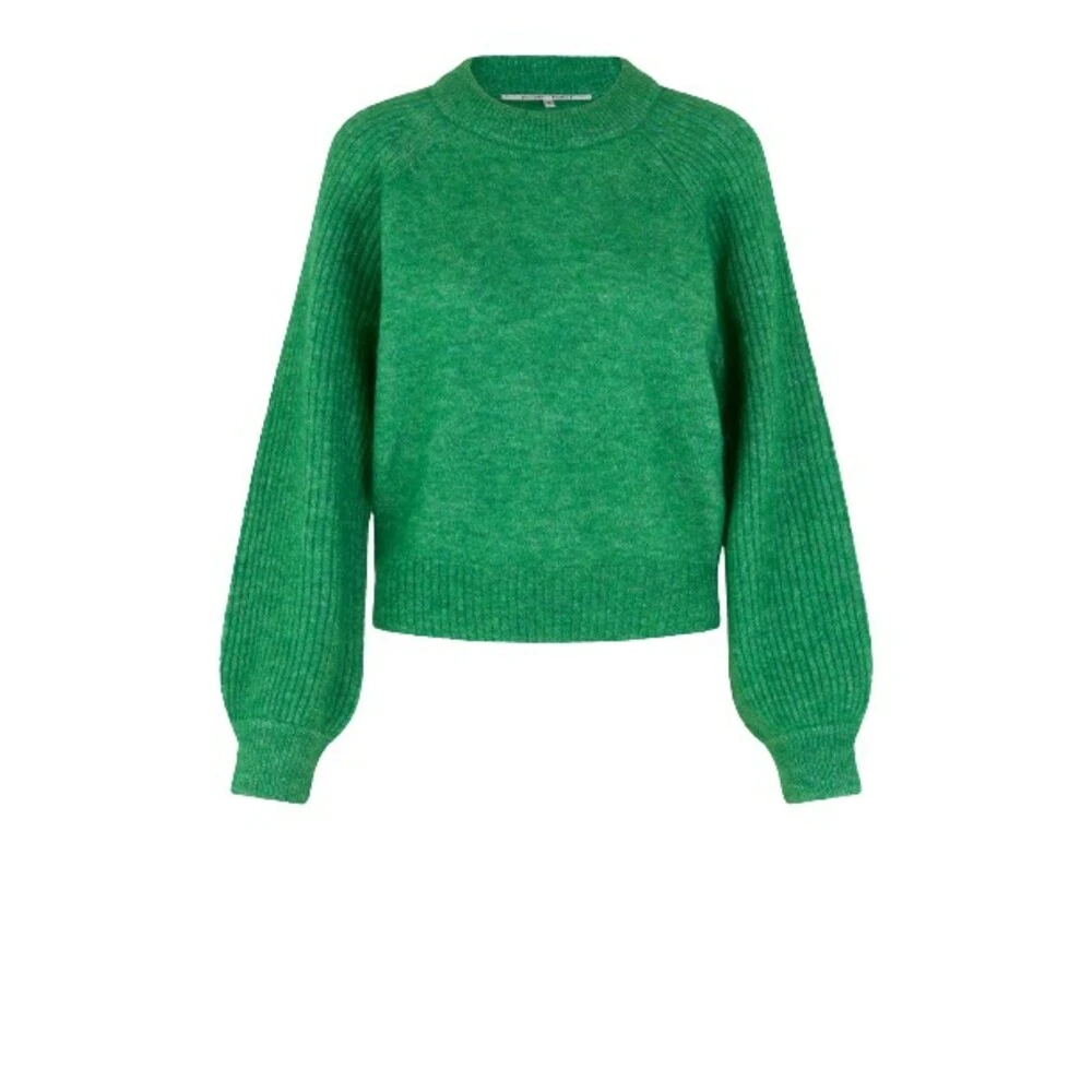 Second Female Brooklyn Knit O-Neck Genser Green - Bilde 2