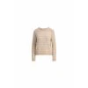 Camilla Pihl Elviria Stripe Sweater Beige