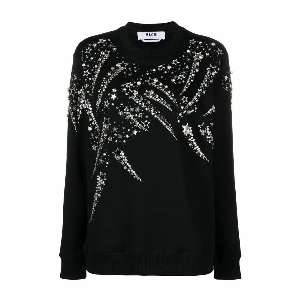 MSGM Round-neck Knitwear Black