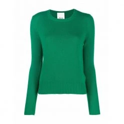 Allude Round-neck Knitwear Green