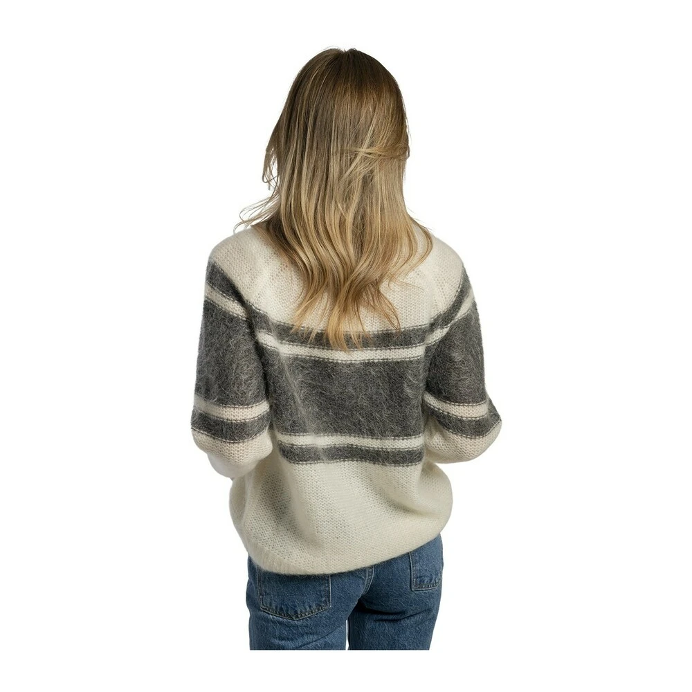 Arnie Says Maddox Block Stripe Genser Gray - Bilde 5