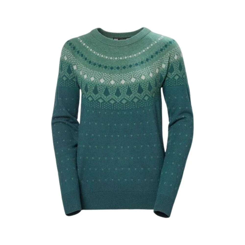 Helly Hansen W Hytte Merino Sweater Blue - Bilde 4