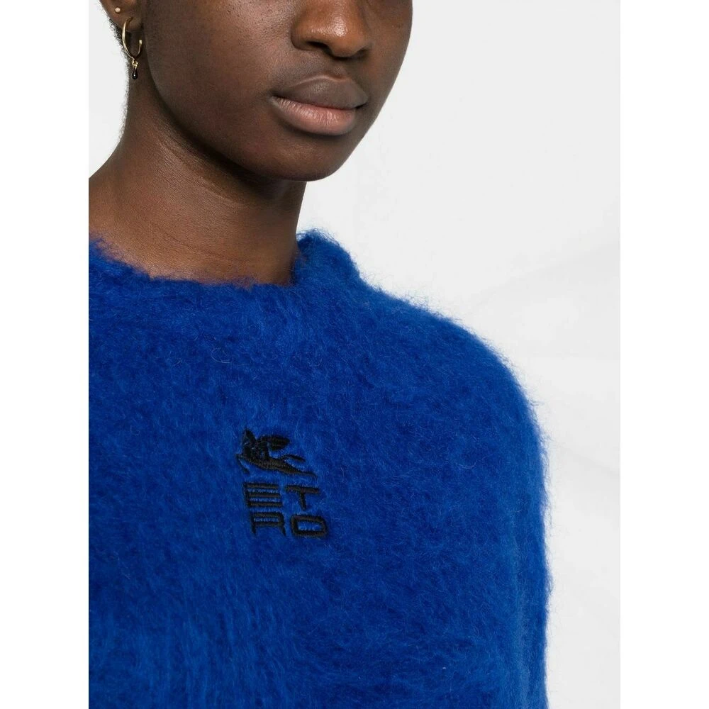 Etro Round-neck Knitwear Blue - Bilde 6