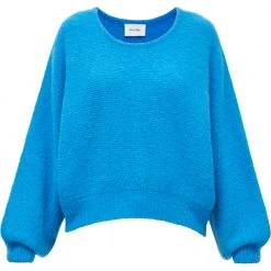 American Vintage Oversized-Pullover Blue