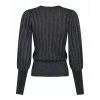 Neo Noir Round-neck Knitwear Black