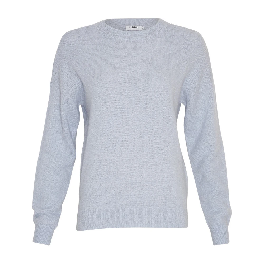Moss Copenhagen ROUND NECK KNITWEAR Blue - Bilde 2