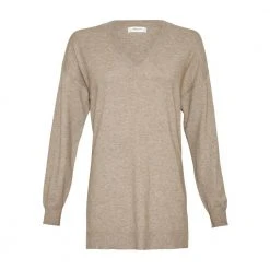 Moss Copenhagen In Neck Genser Beige