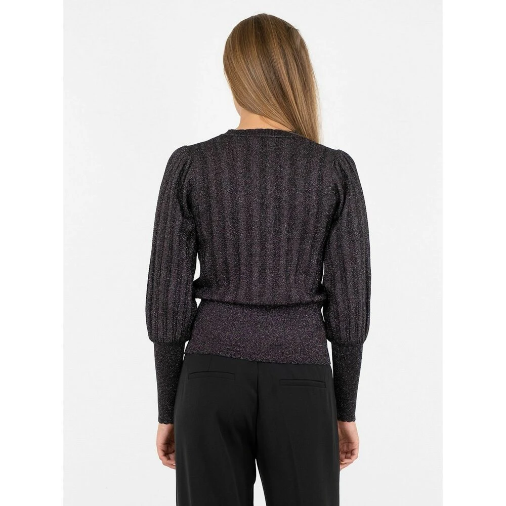 Neo Noir Round-neck Knitwear Black - Bilde 4