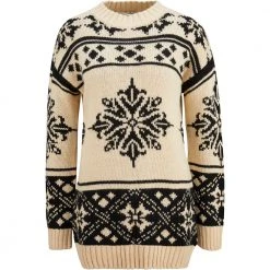 Semicouture Norwegian Sweater With Alpaca Beige