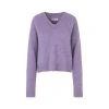 Lyselilla Samsøe Samsøe Mila V Neck 14464 Dame Purple