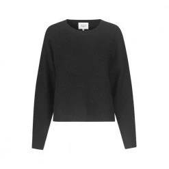 Second Female Brook Knit New Loose Rund Hals Black