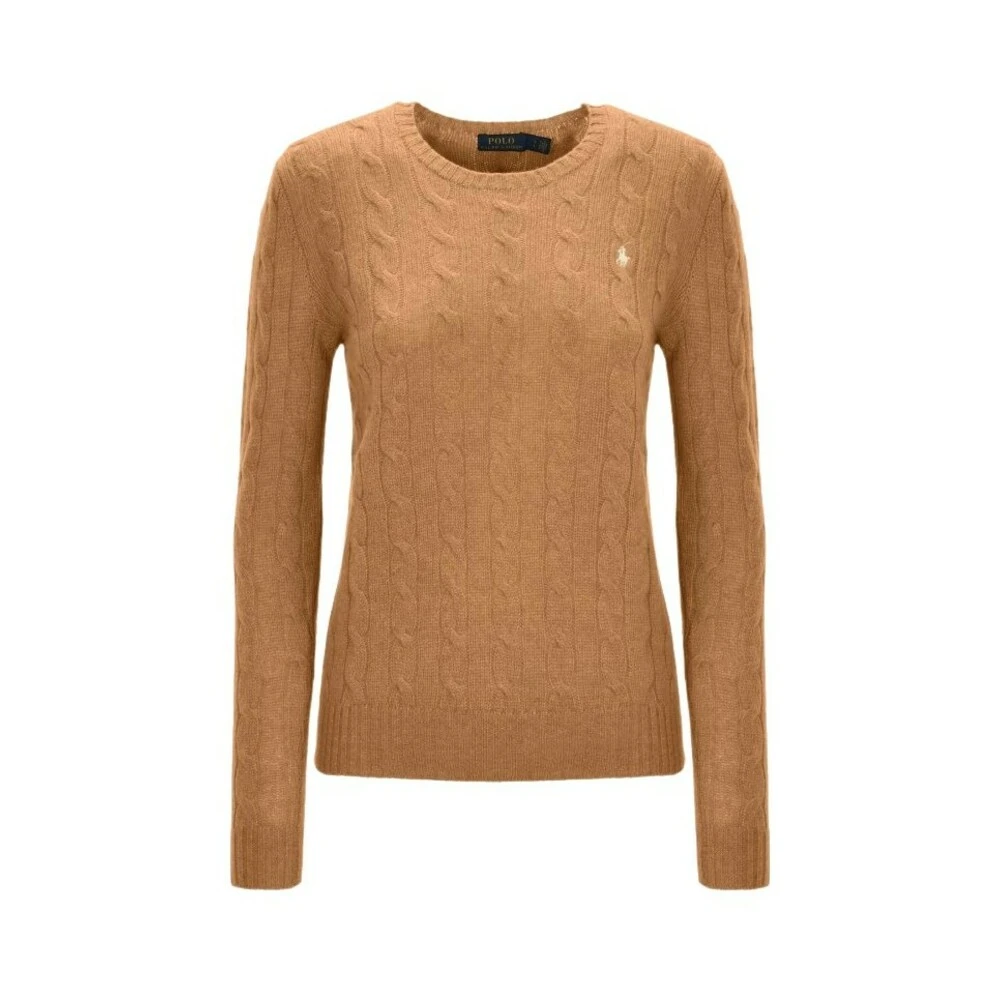 Polo Ralph Lauren Rpl Class Cable Overdeler Knitwear Brown