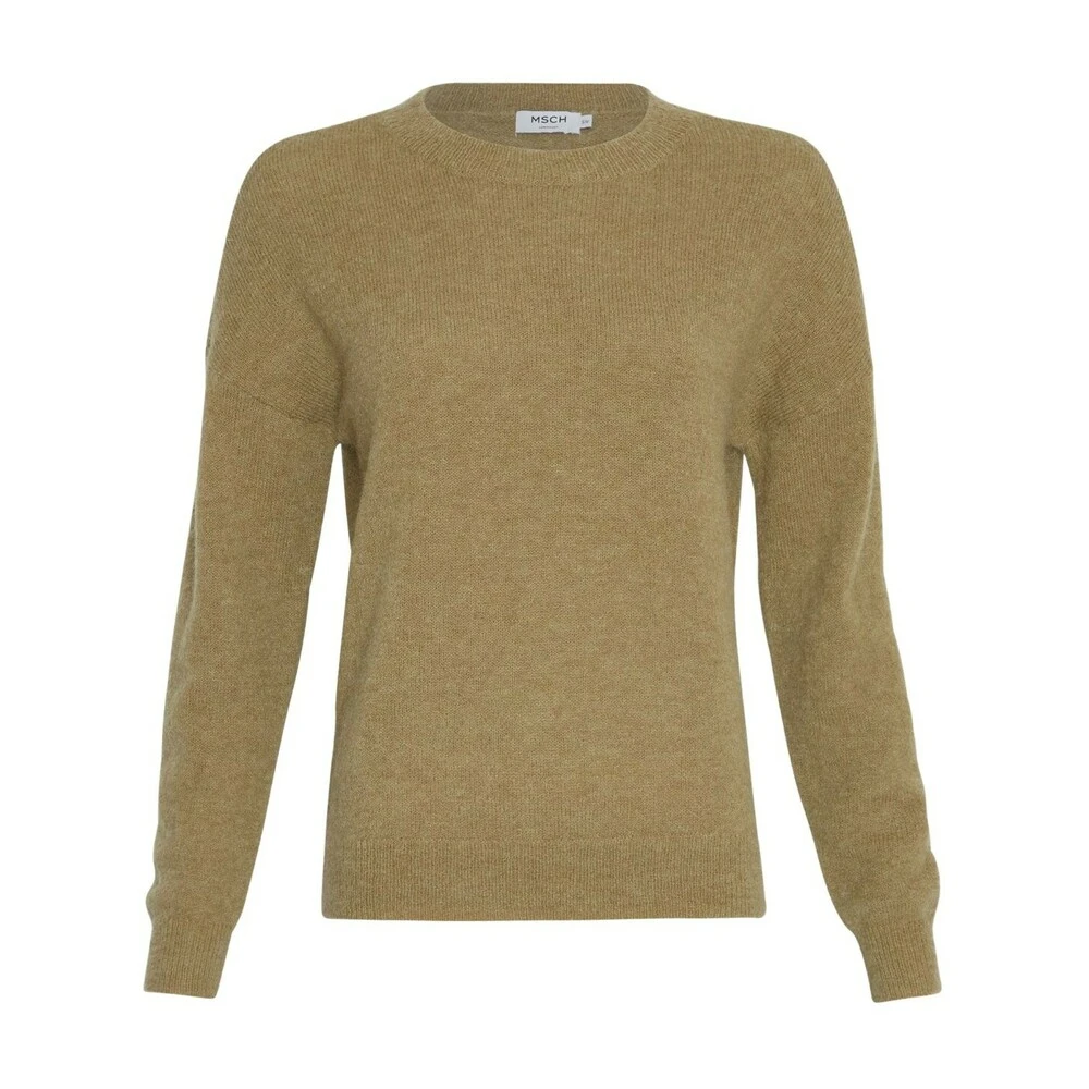 Grønn Moss Copenhagen Femme Mohair O Pullover Genser Green