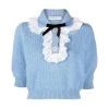 Alessandra Rich Round-neck Knitwear Blue