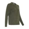 Grønn Moss Copenhagen Maimee Mohair O Neck Genser Green